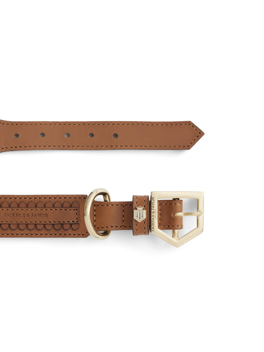 The Bakewell - Dog Collar - Tan Leather