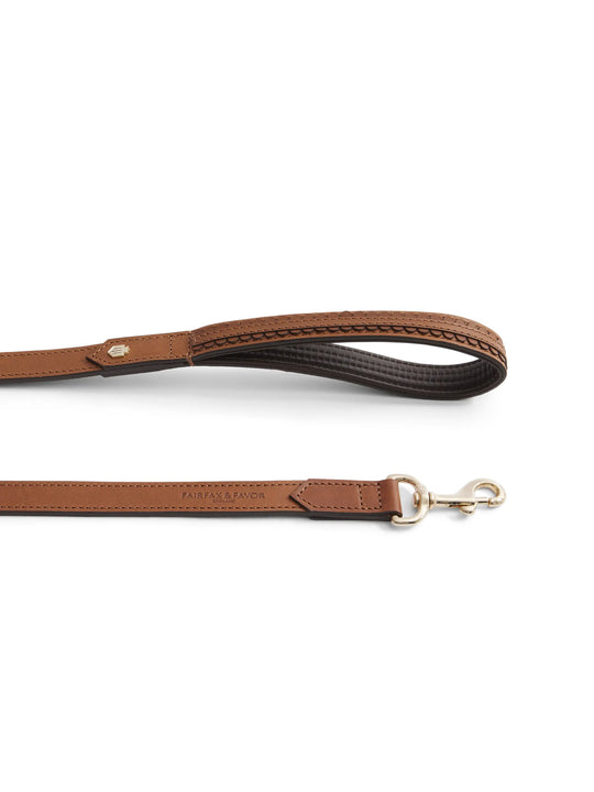 The Bakewell - Slim Dog Lead - Tan Leather