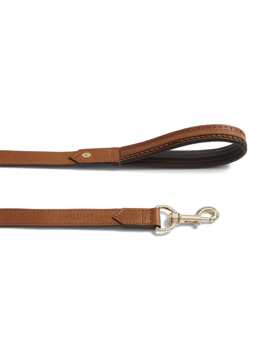 The Bakewell - Dog Lead - Tan Leather