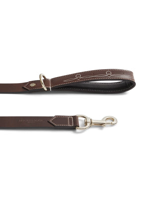 Rockingham Signature Dog Lead - Tan Leather