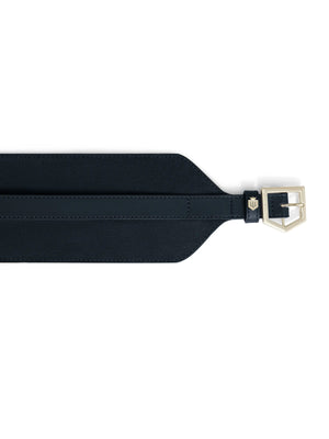 Sennowe Waist Belt - Navy Suede