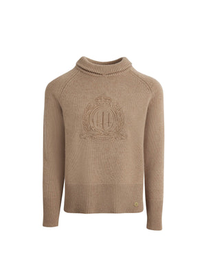 The Anna - Women's Jumper - Biscuit Wool & Cashmere