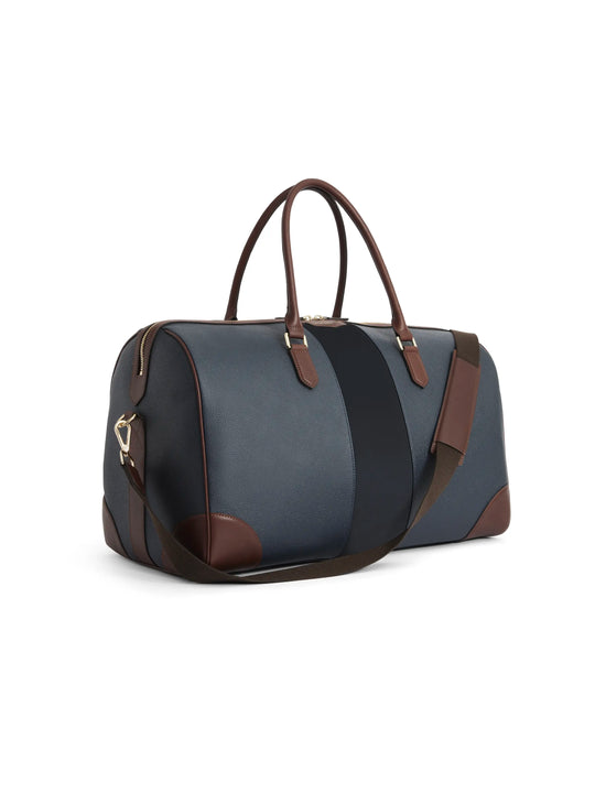 The Britannia - Unisex Large Holdall - Navy Scotchgrain