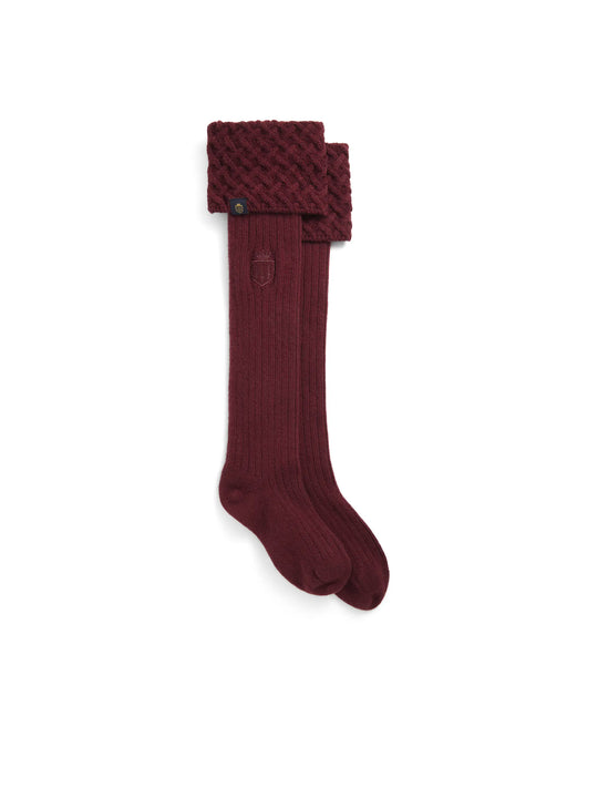 The Explorer Socks - Women's Socks - Explorer Merino - Ruby