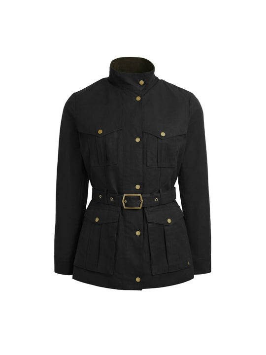 The Sadie - Women's Jacket - Black Dry Wax Cotton