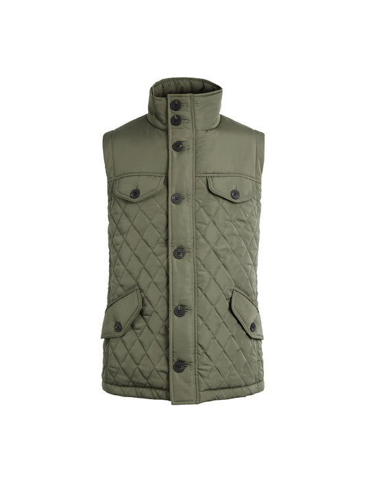 The George - Men's Jacket - Sage Quilt