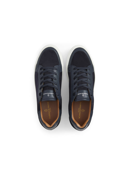 The Holbourne - Men's Trainers - Navy Suede