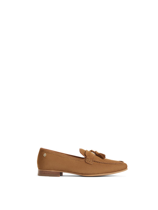 The La Rochelle - Women's Loafers - Tan Suede