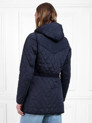 Millie Quilted Jacket - Navy