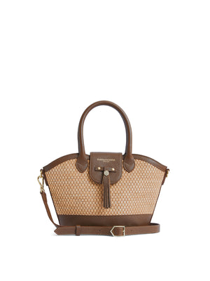 The Mini Windsor - Women's Basket Bag - Tan Leather