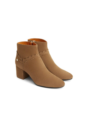 Brown tan ankle boots best sale