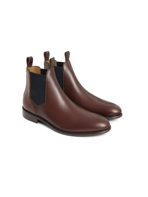 The Chelsea - Men's Ankle Boots - Mahogany Leather