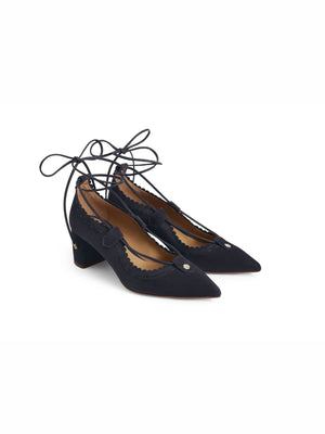 Pembridge Mid Heel - Navy