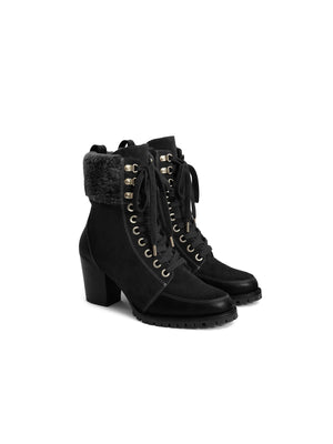 Heeled Uxbridge - Black Suede