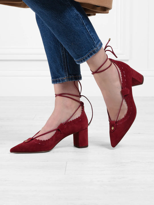 Pembridge Mid Heel - Ruby