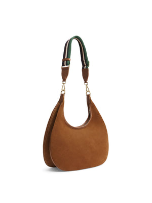 Gucci Ladies Web Large Hobo in Natural
