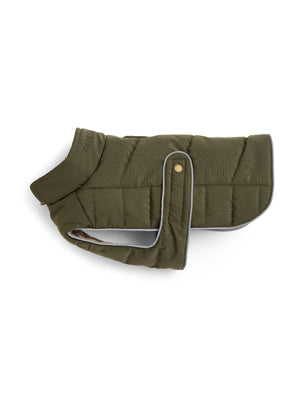 Charlotte Padded Dog Coat - Khaki