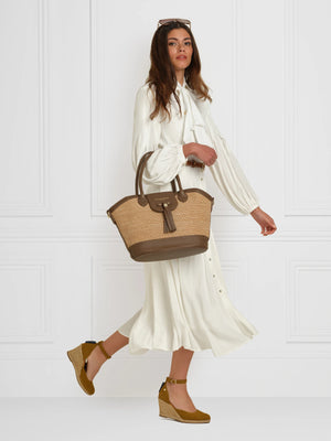 Windsor Basket Bag - Tan