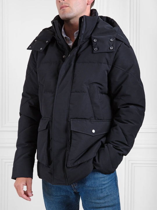 The Charlie - Men's Padded Jacket - Black