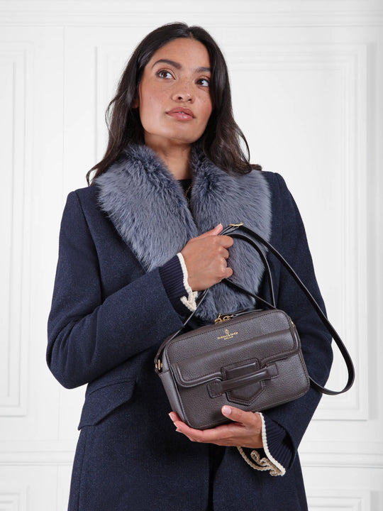 The Massingham - Women's Crossbody Bag - Chocolate Leather