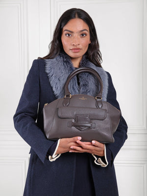 The Massingham - Women's Mini Handbag - Chocolate Leather