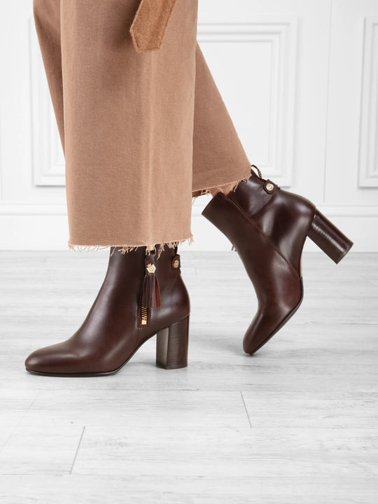 The Oakham - Women's Ankle Boots - Mahogany Leather