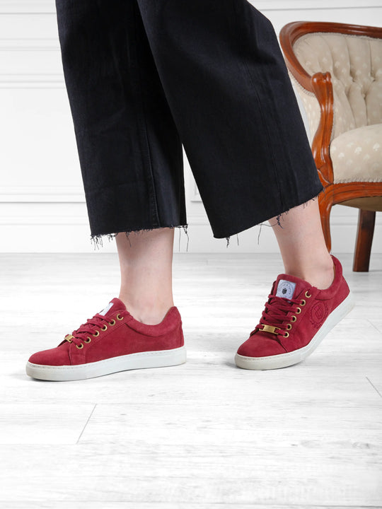 The Richmond - Women's Trainers - Ruby Suede