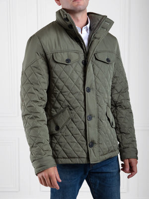 The George - Men's Jacket - Sage Quilt