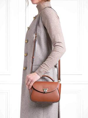 The Blenheim - Women's Mini Handbag - Tan Leather