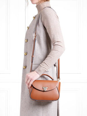 The Blenheim - Women's Mini Handbag - Tan Leather