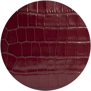 ruby croc material swatch