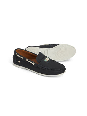 Boston Deck Shoe - Navy & Mint