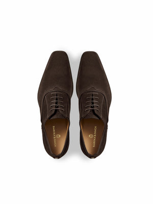 The Warwick - Men's Dress Shoes - Cognac Suede