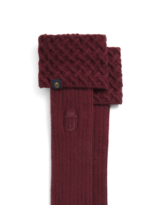 The Explorer Socks - Women's Socks - Explorer Merino - Ruby