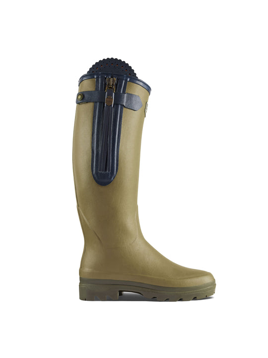 L'Alliance Wellington - Women's Welly Boots - Vert Vierzon Rubber, Regular Calf