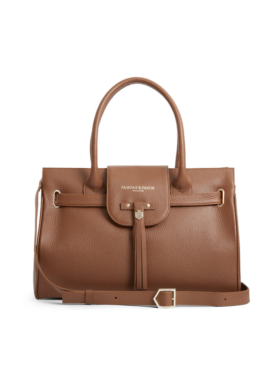 The Windsor - Women's Handbag - Tan Leather