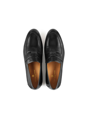 Balmoral II - Men's Loafer - Black Leather | Fairfax & Favor