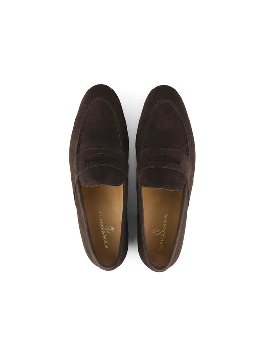 The Balmoral - Men's Loafers - Chocolate Suede