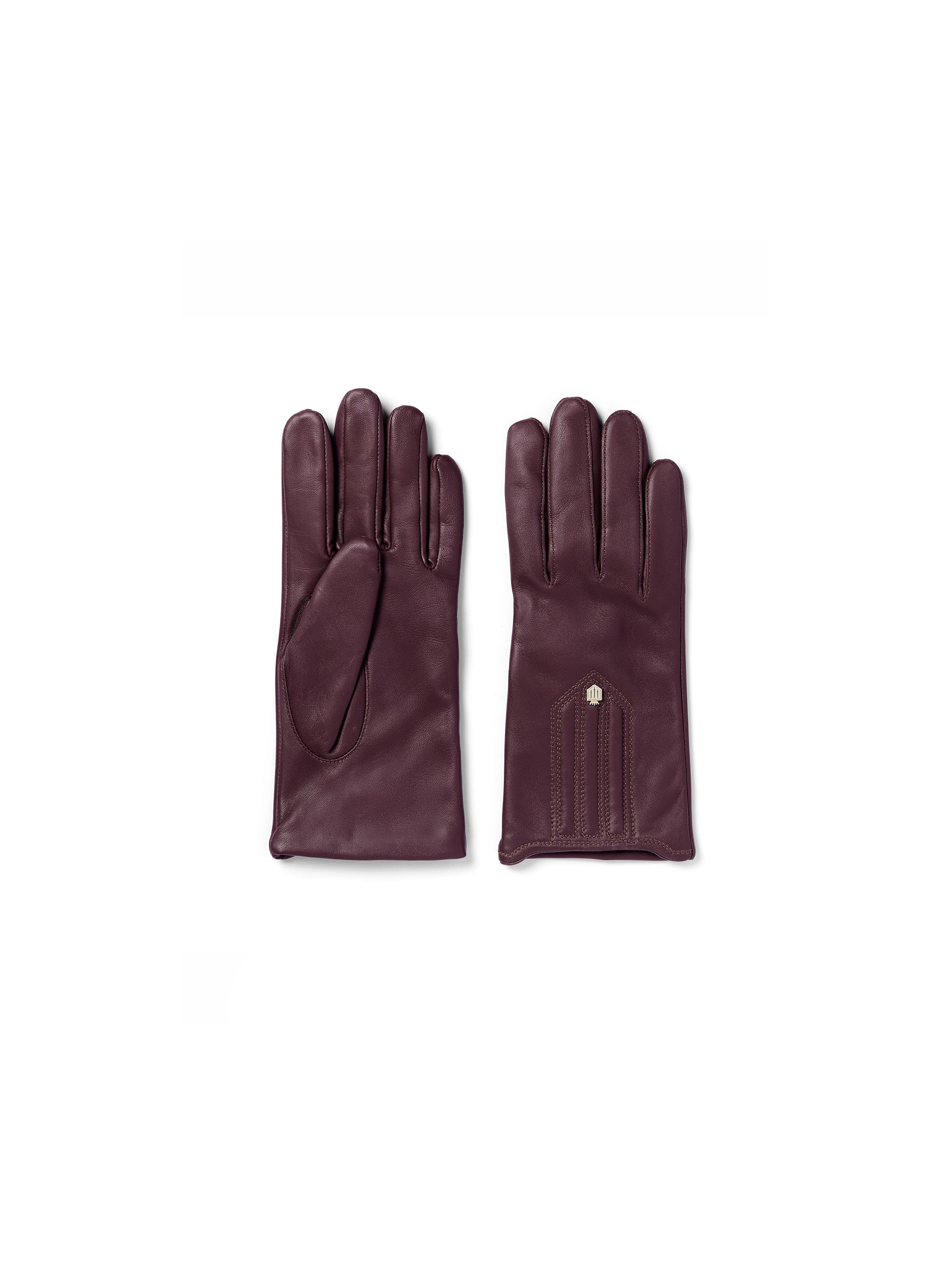 Signature Gloves - Women's Gloves in Plum Leather | Fairfax & Favor