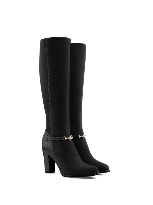 The Heeled Octavia - Black