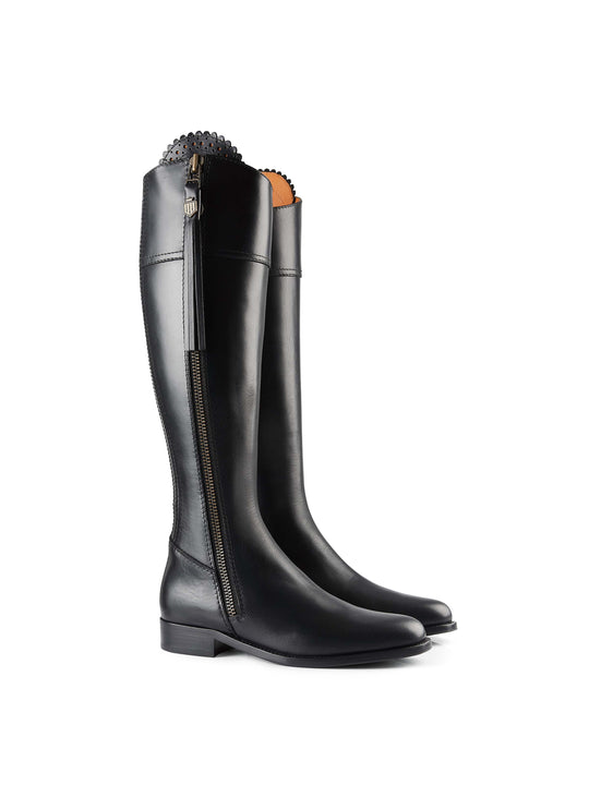 The Regina (Black) Regular Fit - Leather Boot