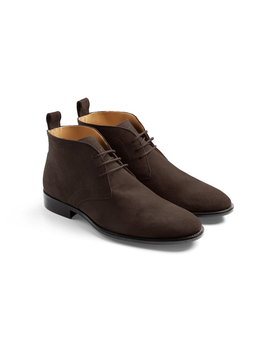 The Helmsley - Men's Desert Boots - Chocolate Suede