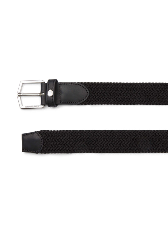 The Narford - Men's Elasticated Belt - Black