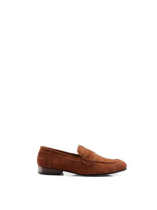 The Blakeney - Men's Loafers - Cognac Suede