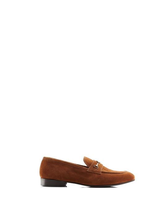 The Cambridge - Men's Loafers - Cognac Suede