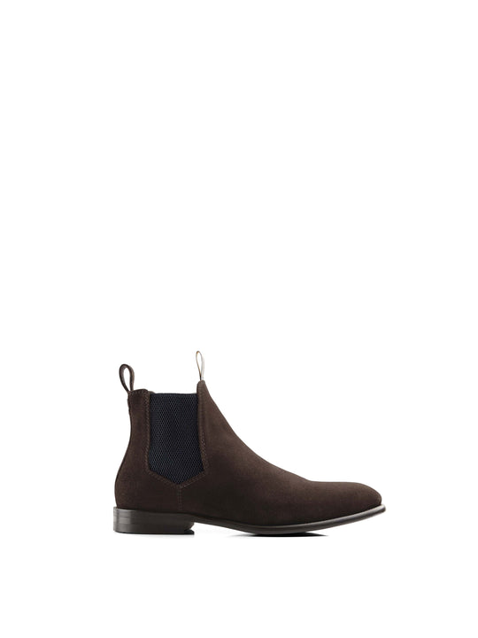 The Chelsea - Men's Ankle Boots - Chocolate Suede