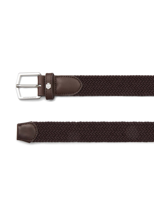 The Narford - Men's Elasticated Belt - Chocolate