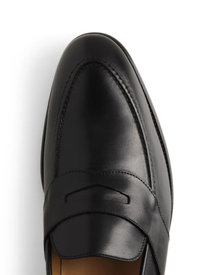 The Balmoral - Men's Loafer in Black Leather | Fairfax & Favor
