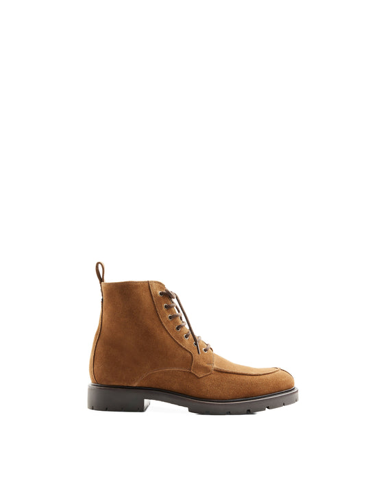 The Eaton - Men's Desert Boots - Cognac Suede