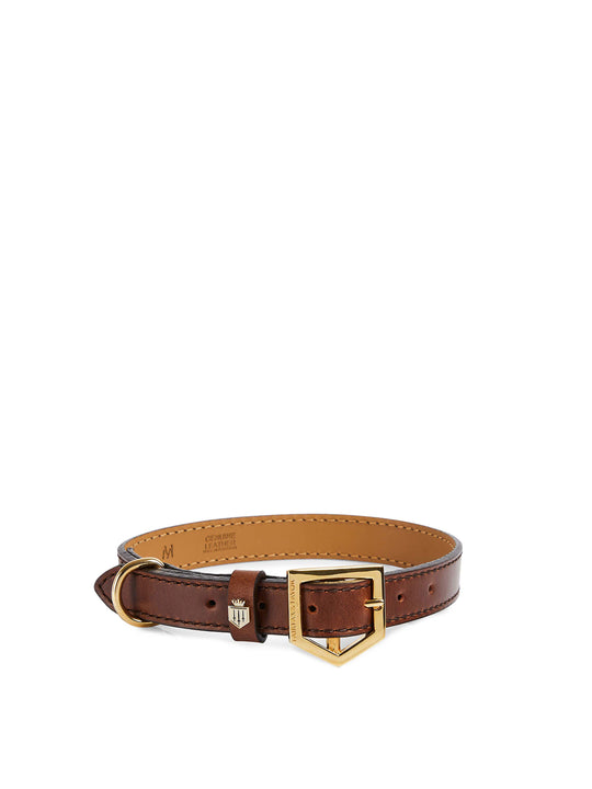 The Fitzroy - Tan Leather Dog Collar